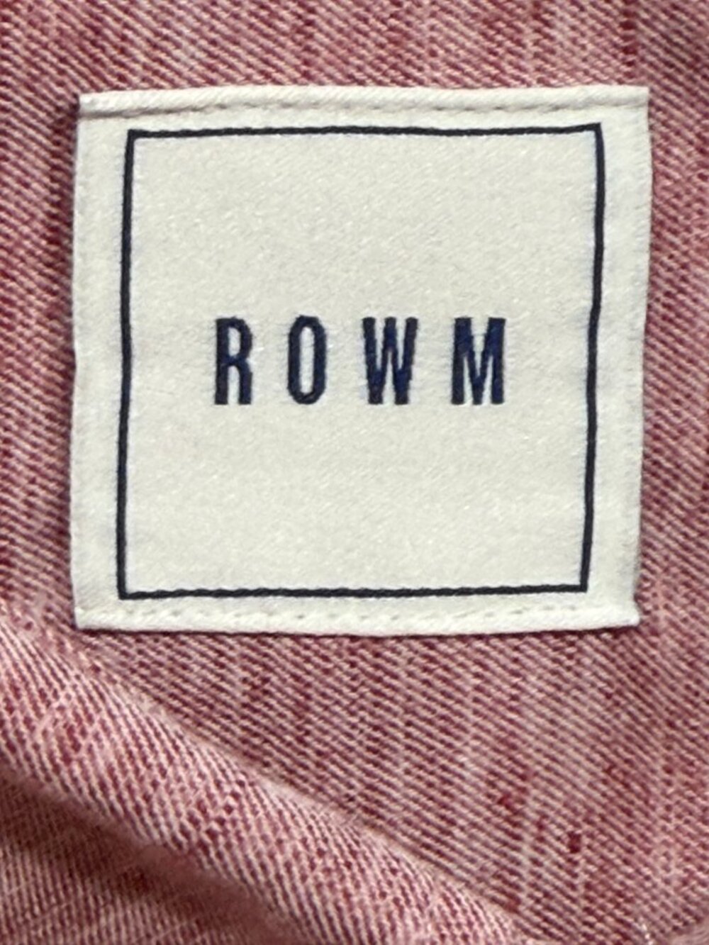 ROWM Long Sleeve Button Down Casual Dress Shirt Cotton Blend XL Work Travel - Picture 5 of 8